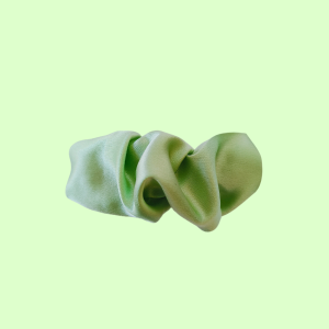 klamra jedwabna scrunchie limonkowy zefir.png