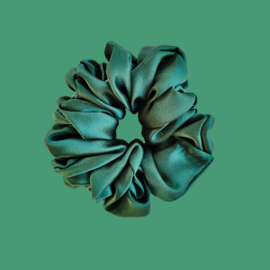 GUMKA jedwabna frotka scrunchie butelkowa zieleń.png