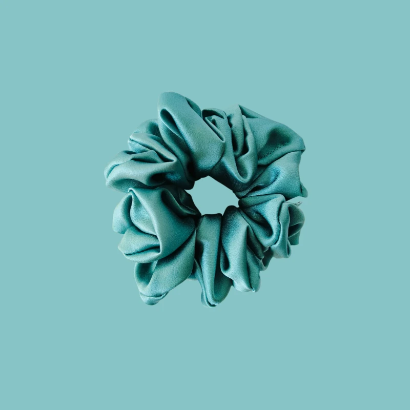 gumka jedwabna scrunchie frotka morska bryza.png